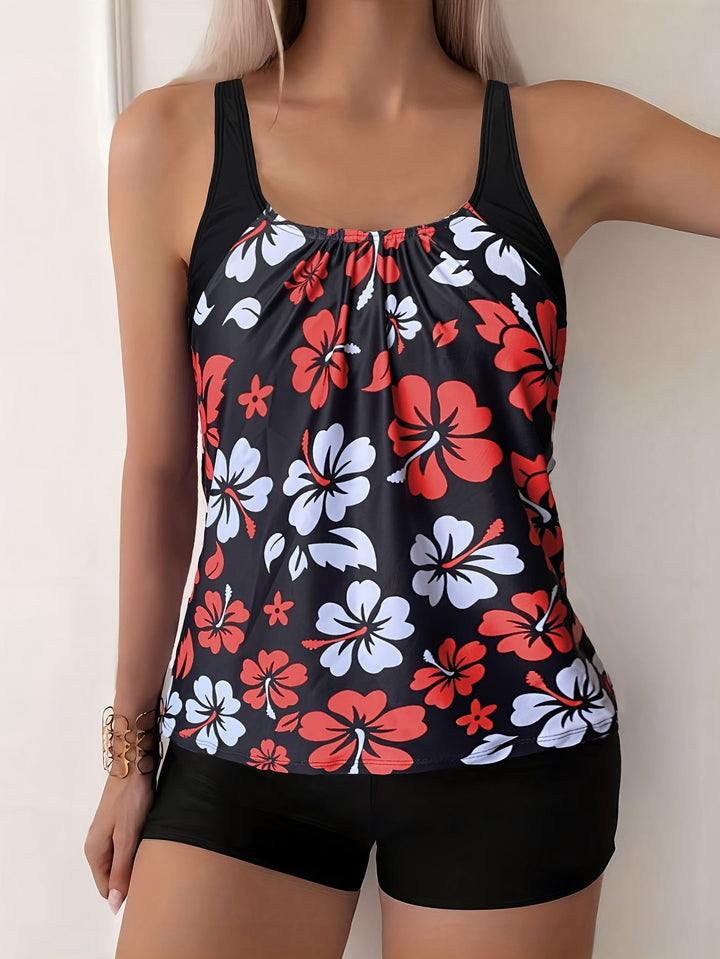 Elena | Ensemble Tankini Imprimé Floral