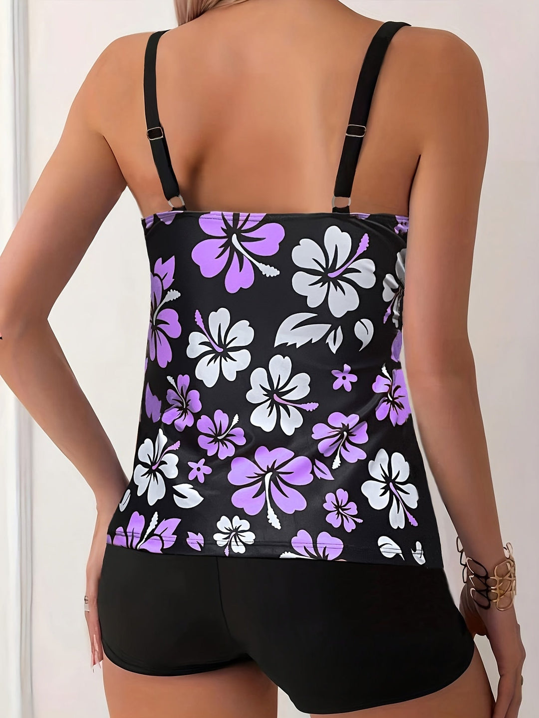 Elena | Ensemble Tankini Imprimé Floral