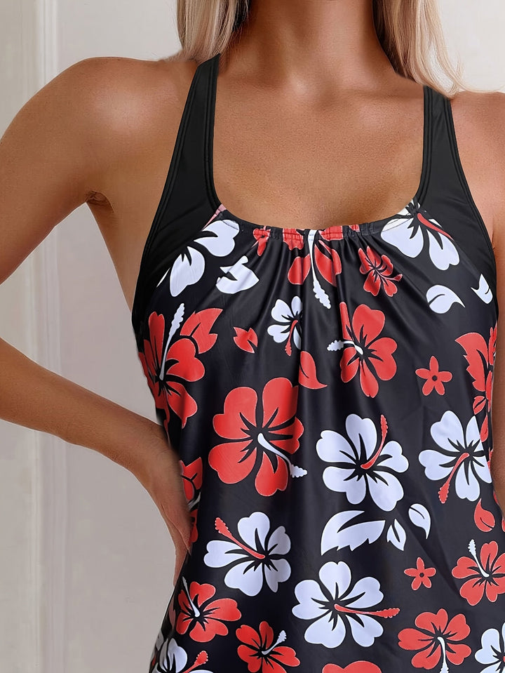 Elena | Ensemble Tankini Imprimé Floral