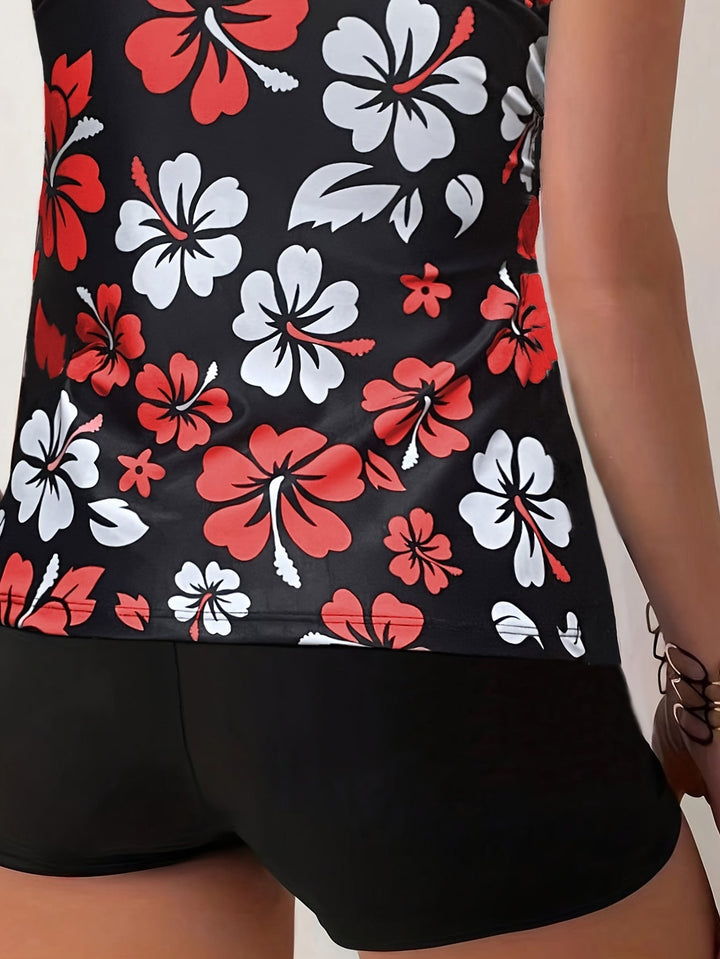 Elena | Ensemble Tankini Imprimé Floral