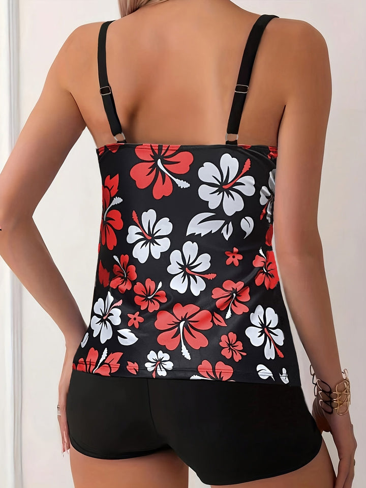 Elena | Ensemble Tankini Imprimé Floral